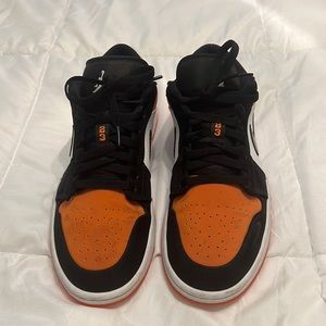 Jordan 1 Low Shaddered Backboards Mens size 10